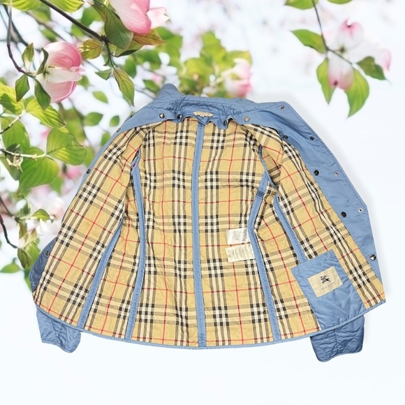 BLUE Quilted Jacket with Lining - Picture 5 of 10